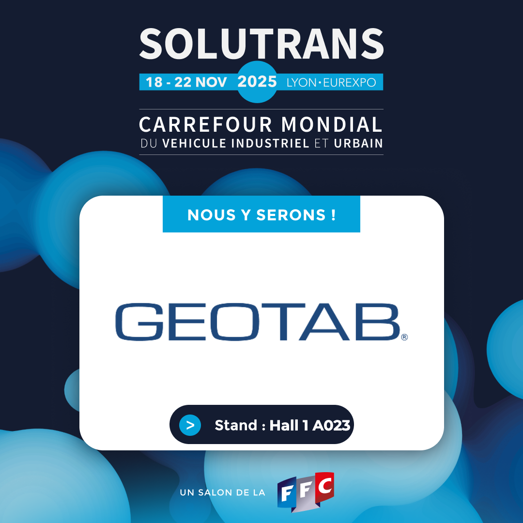 Affiche de communication sur les détails de l'évènement Solutrans 2025.