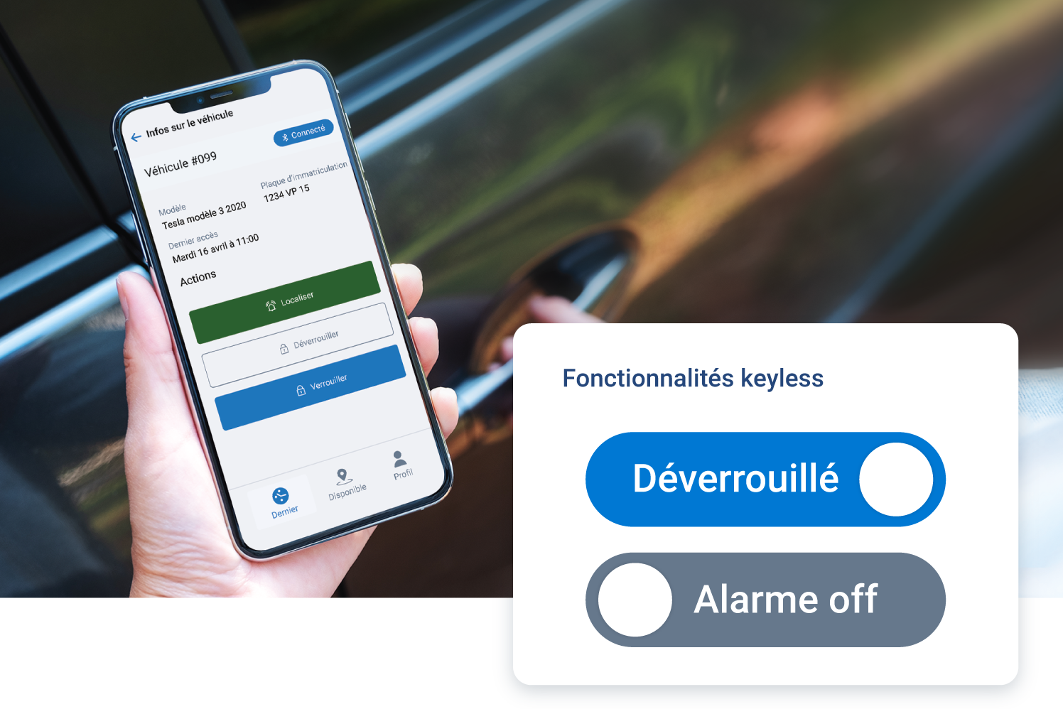 Keyless dans mygeotab