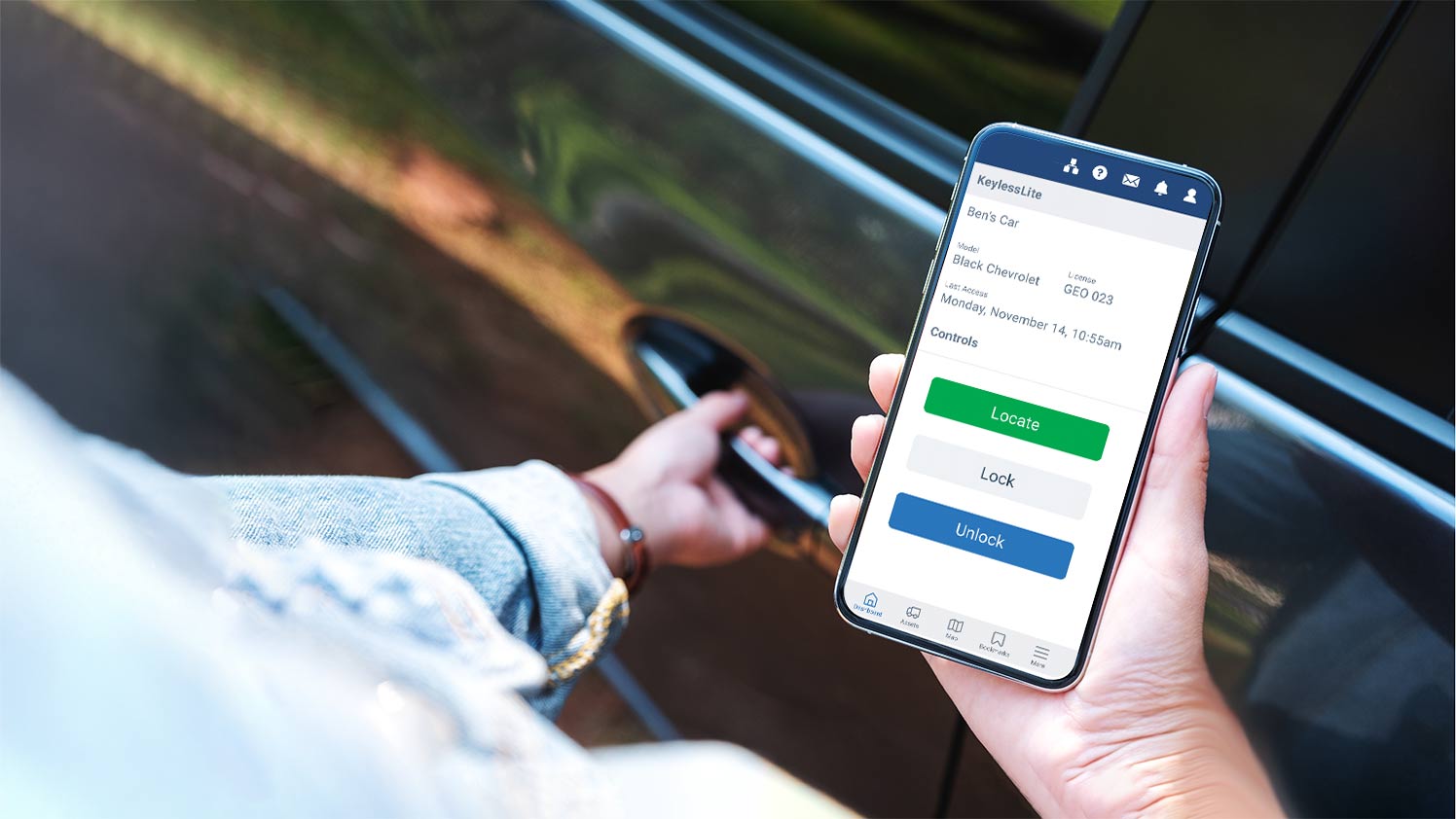 keyless entry feature