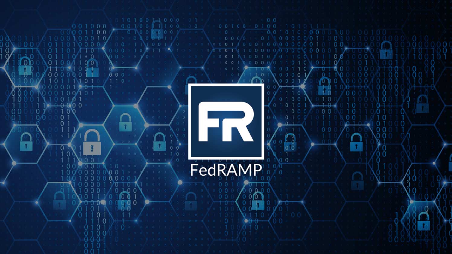 FEDRAMP logo on blue background