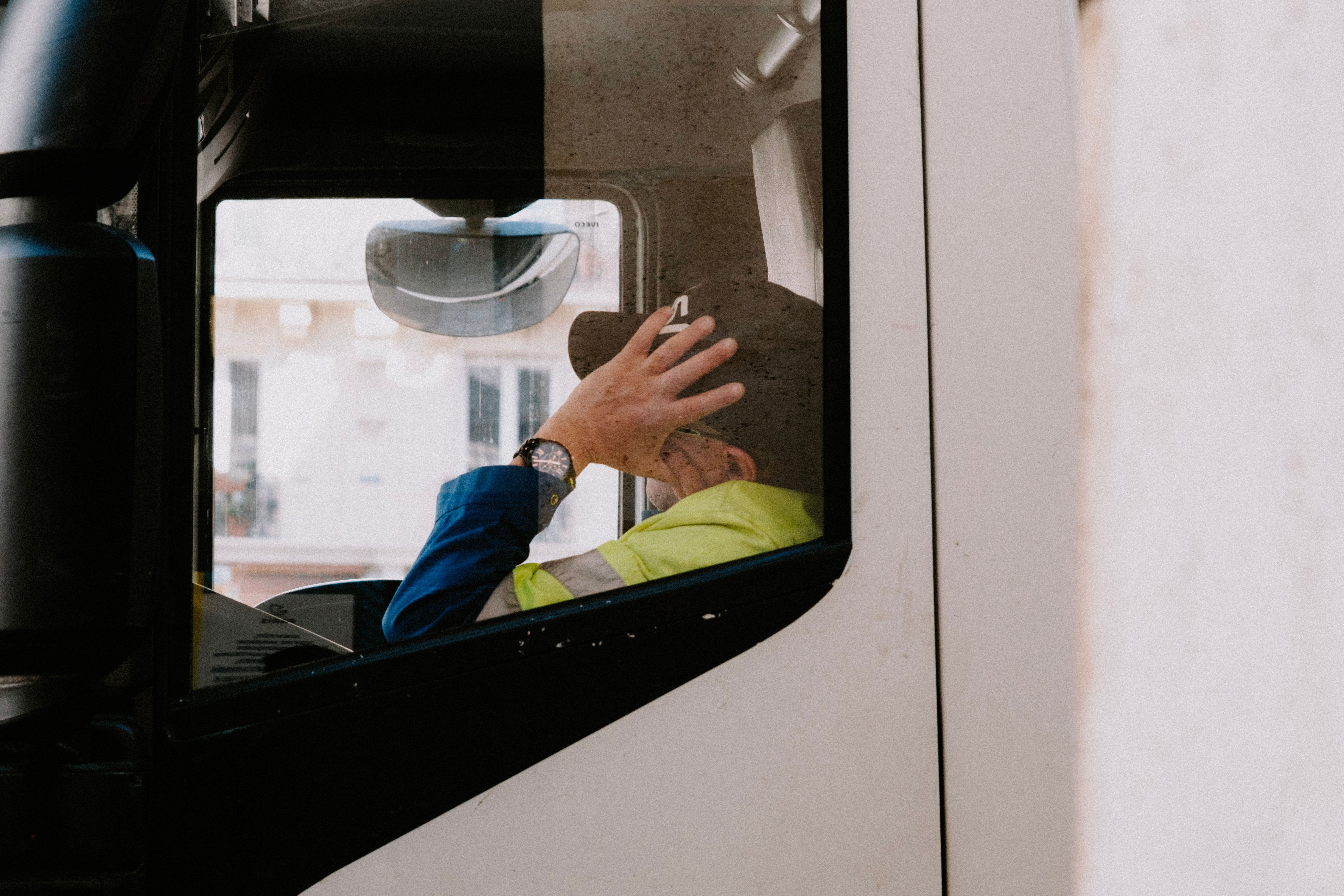 Driver resting in fleet