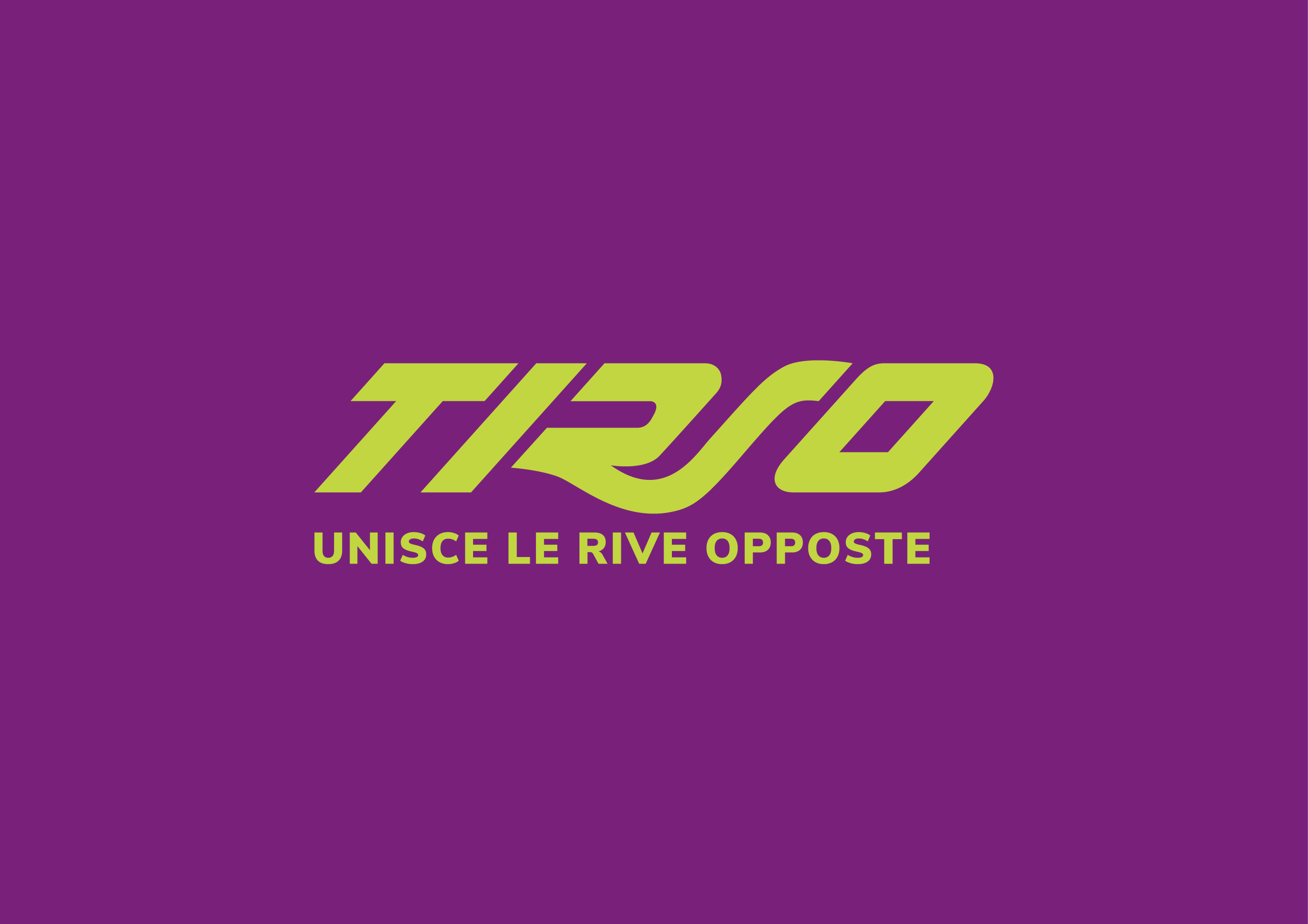 Logo Tirso con sfondo viola