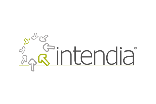 l'immagine mostra il logo di Intendia, una società acquisita da Geotab