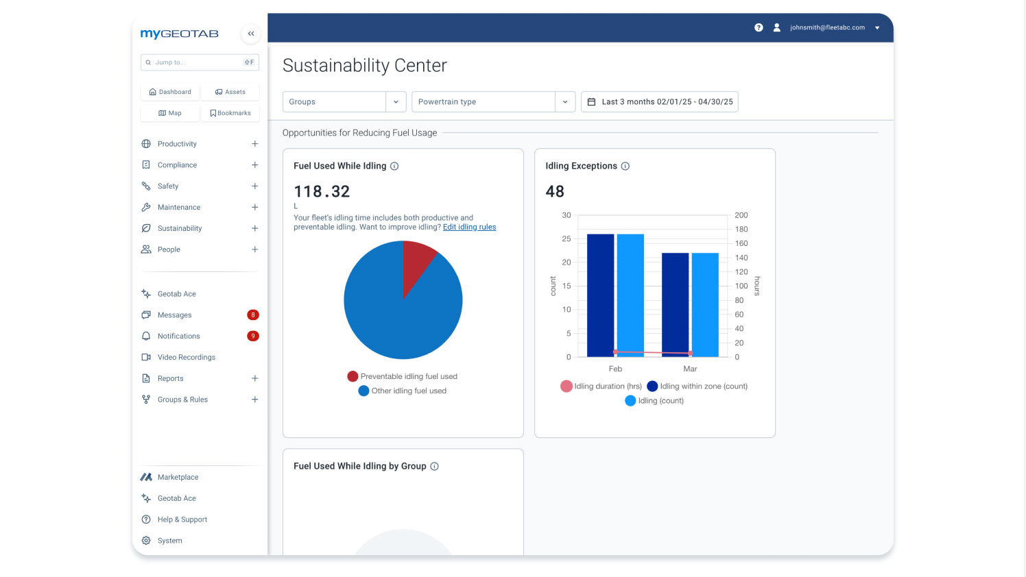Geotab sustainability center