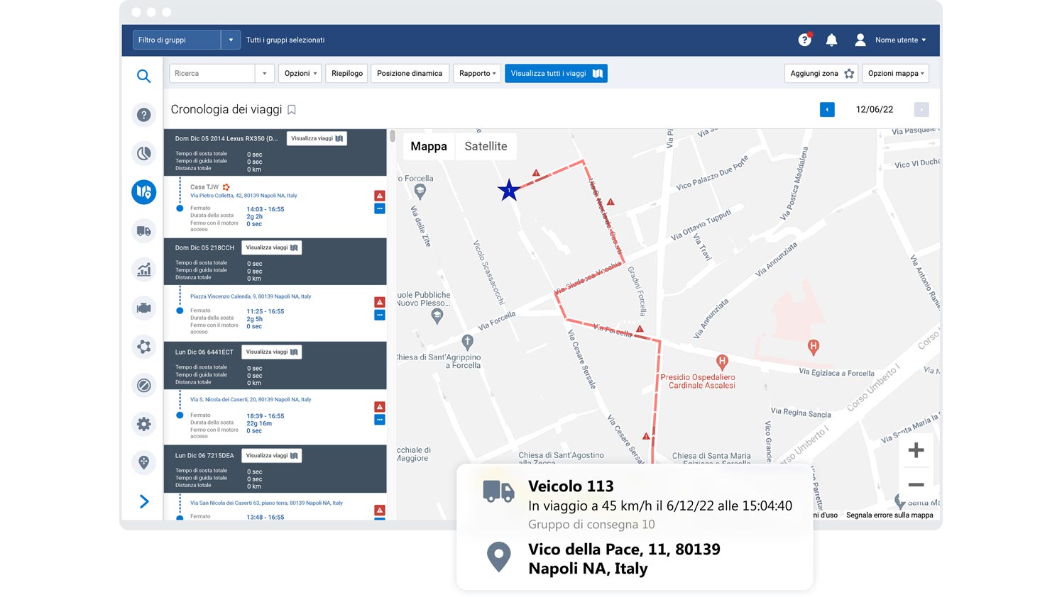 Mygeotab tracking dashboard 