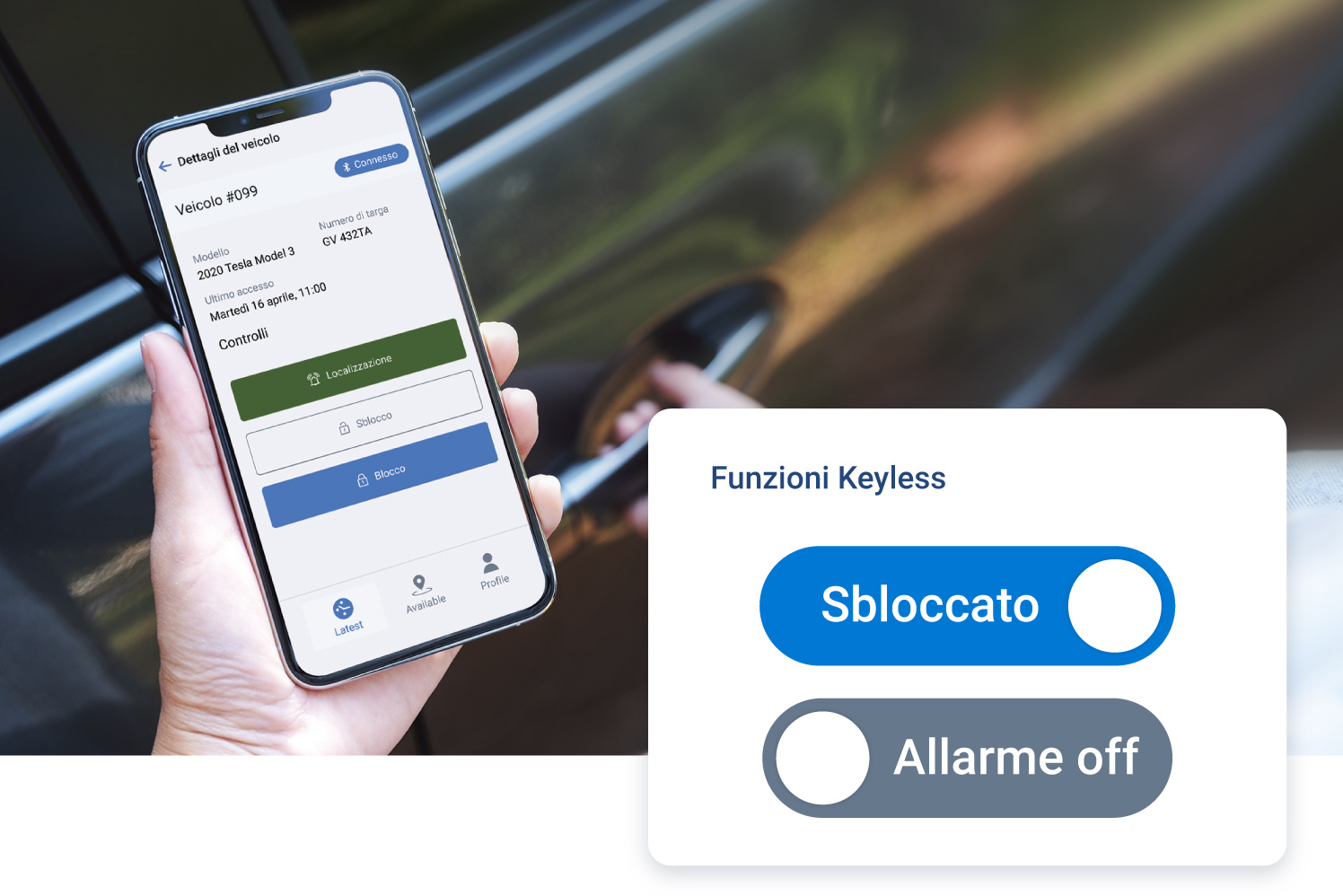 senza chiave in mygeotab