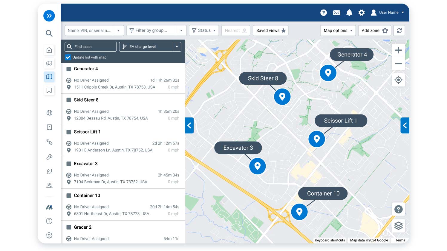 mygeotab fleet monitoring dashboard