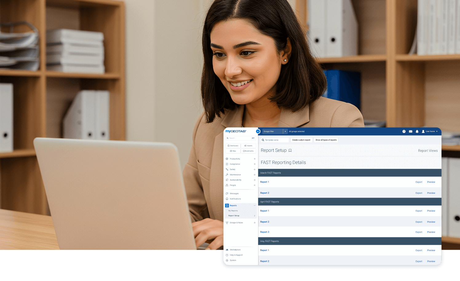 FAST Reporting in MyGeotab