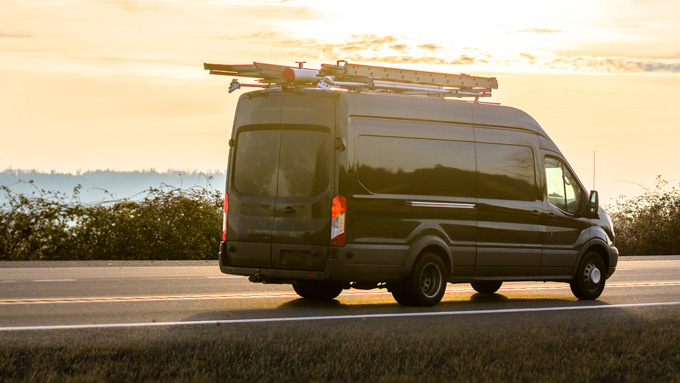 sprinter van driving