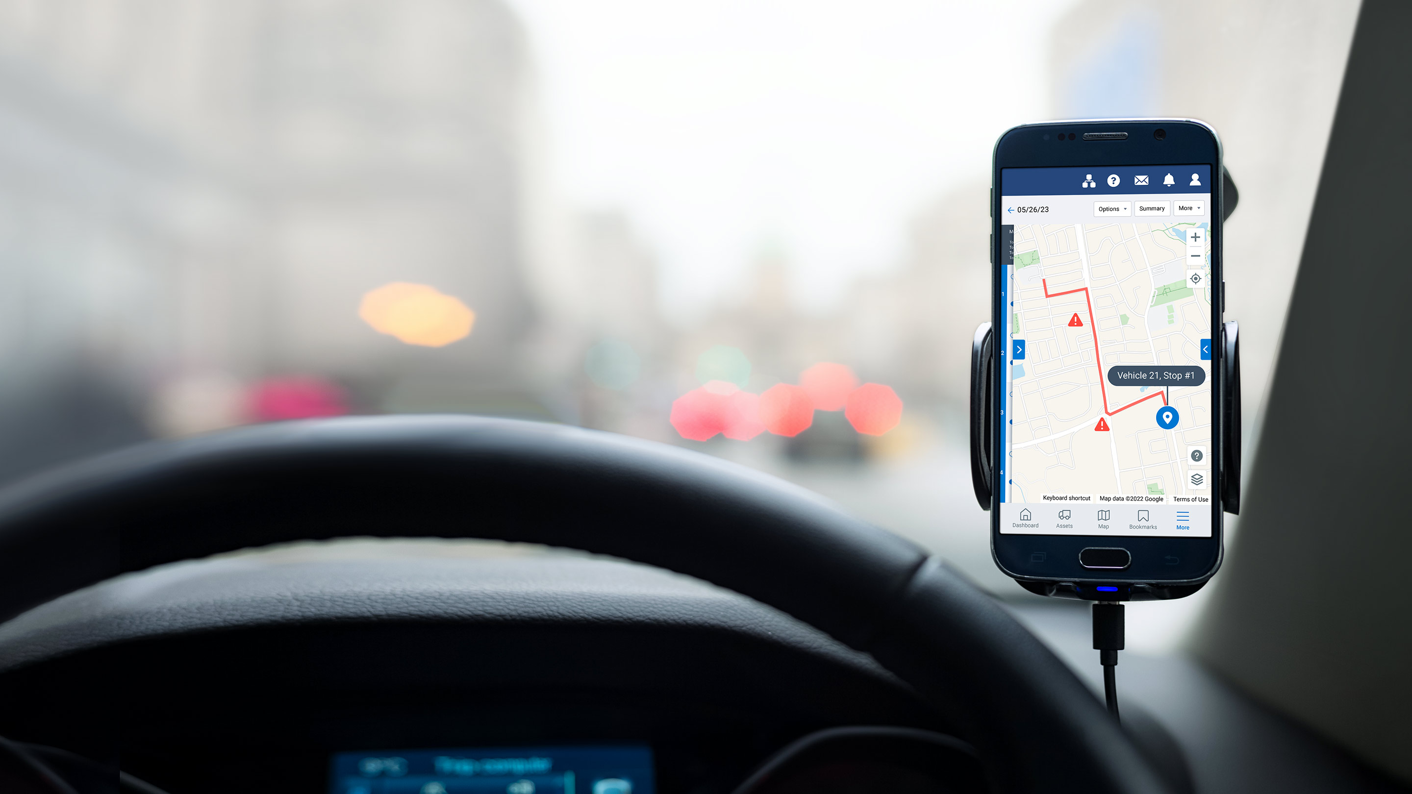 Fleet routing software app