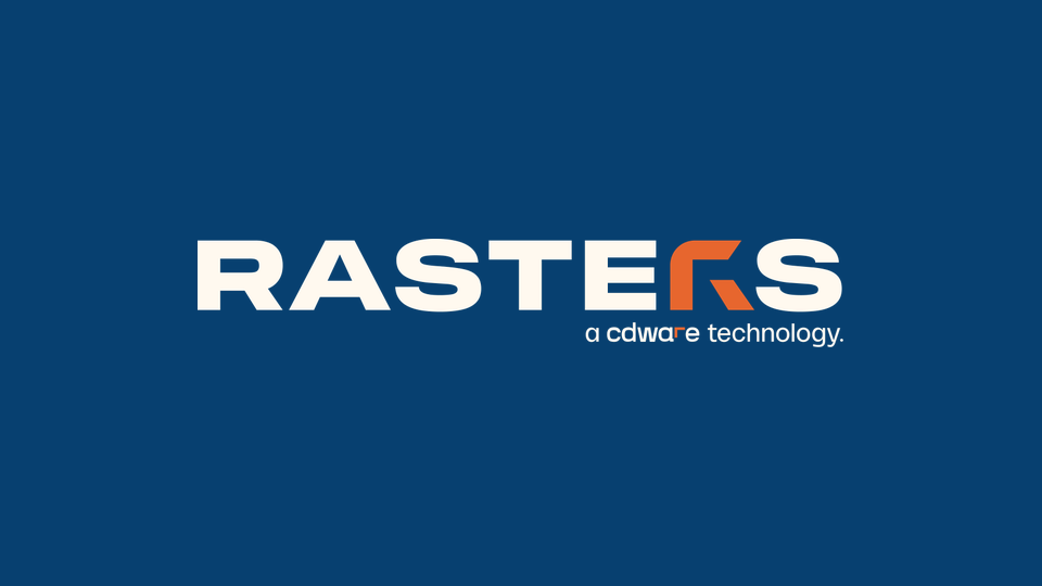 Rasters, a CDWare technology, logo