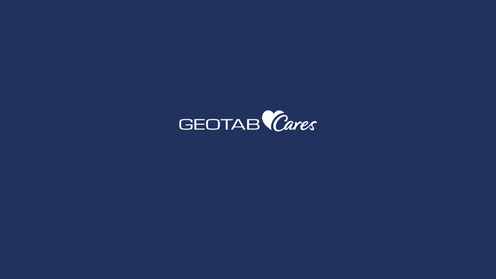 Geotab Cares logo