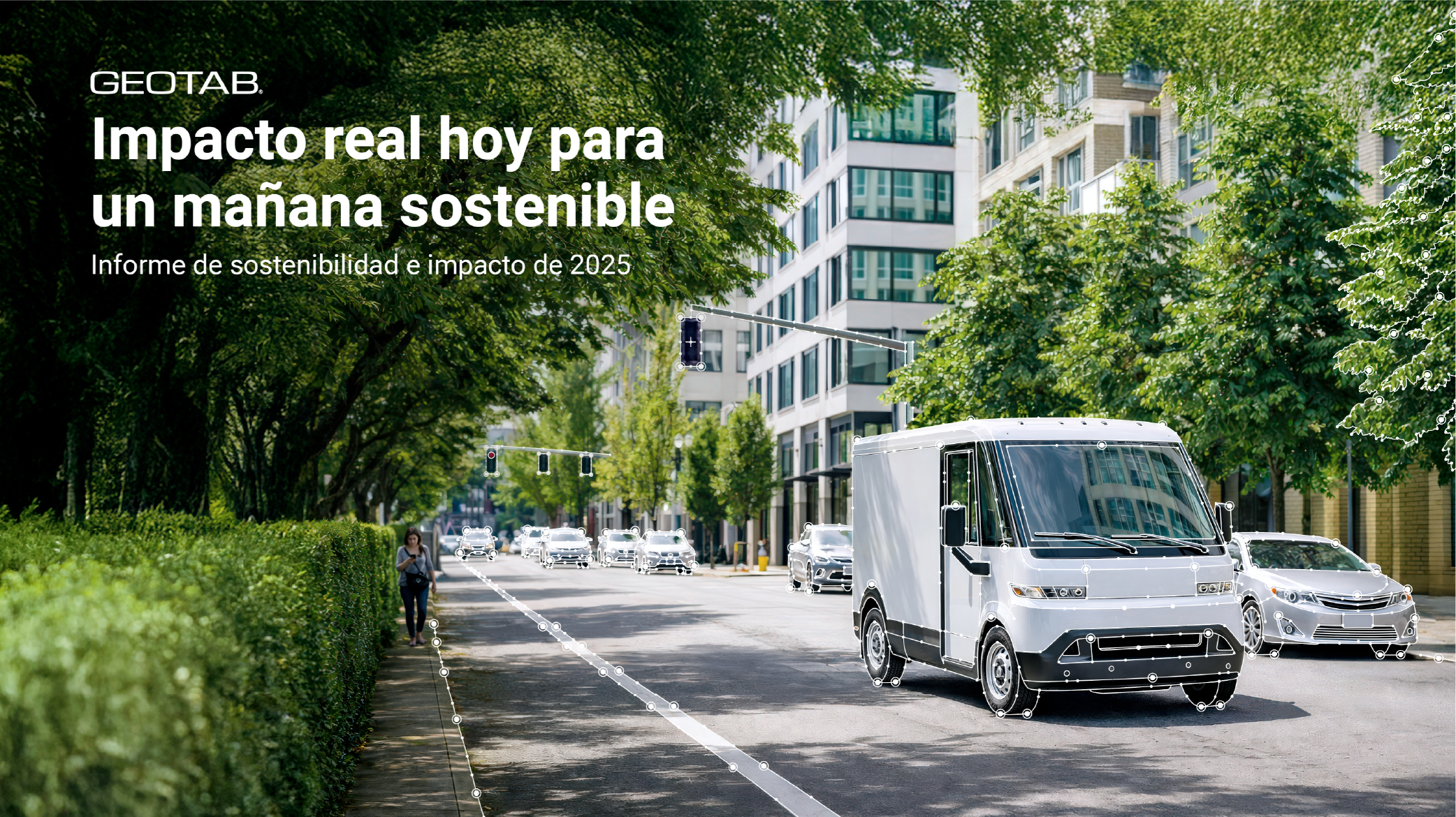 Imagen de portada del Informe de Sostenibilidad e Impacto 2025 de Geotab