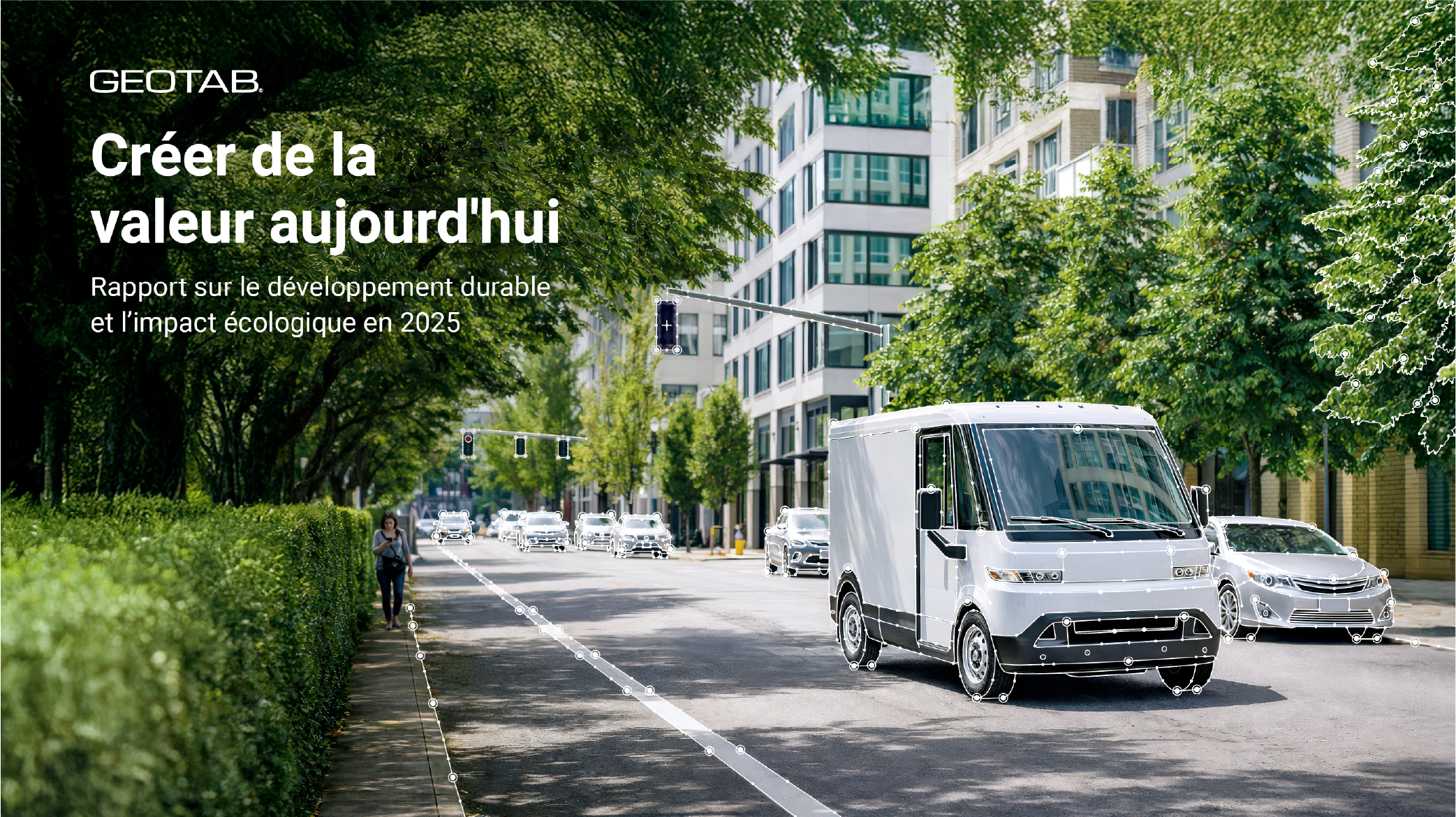 Image de couverture du Rapport Durabilité et Impact 2025 de Geotab