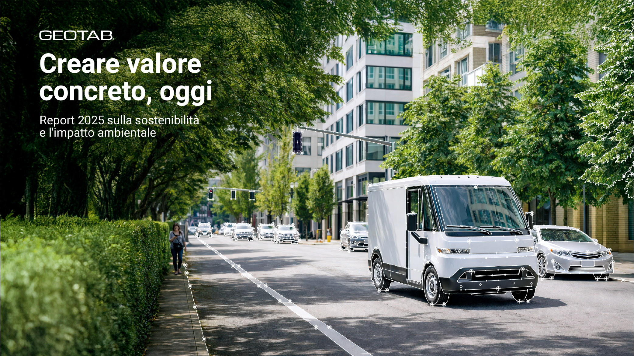 Immagine di copertina del Report Sostenibilità e Impatto 2025 di Geotab