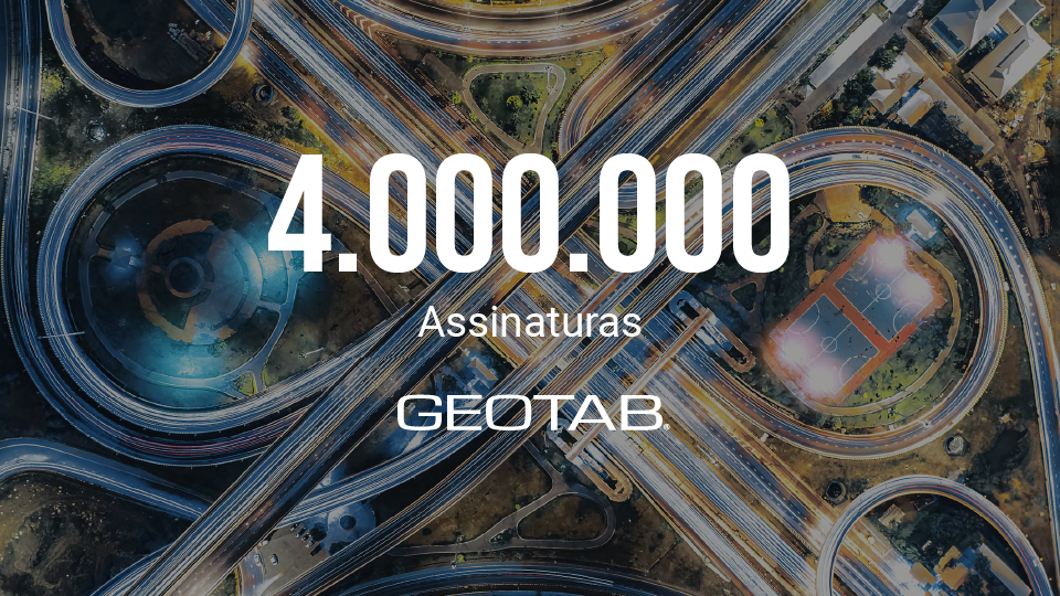 Imagem 4 milhões de assinaturas geotab