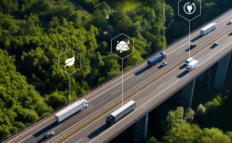 Adotando veículos elétricos e estratégias de frota sustentável.