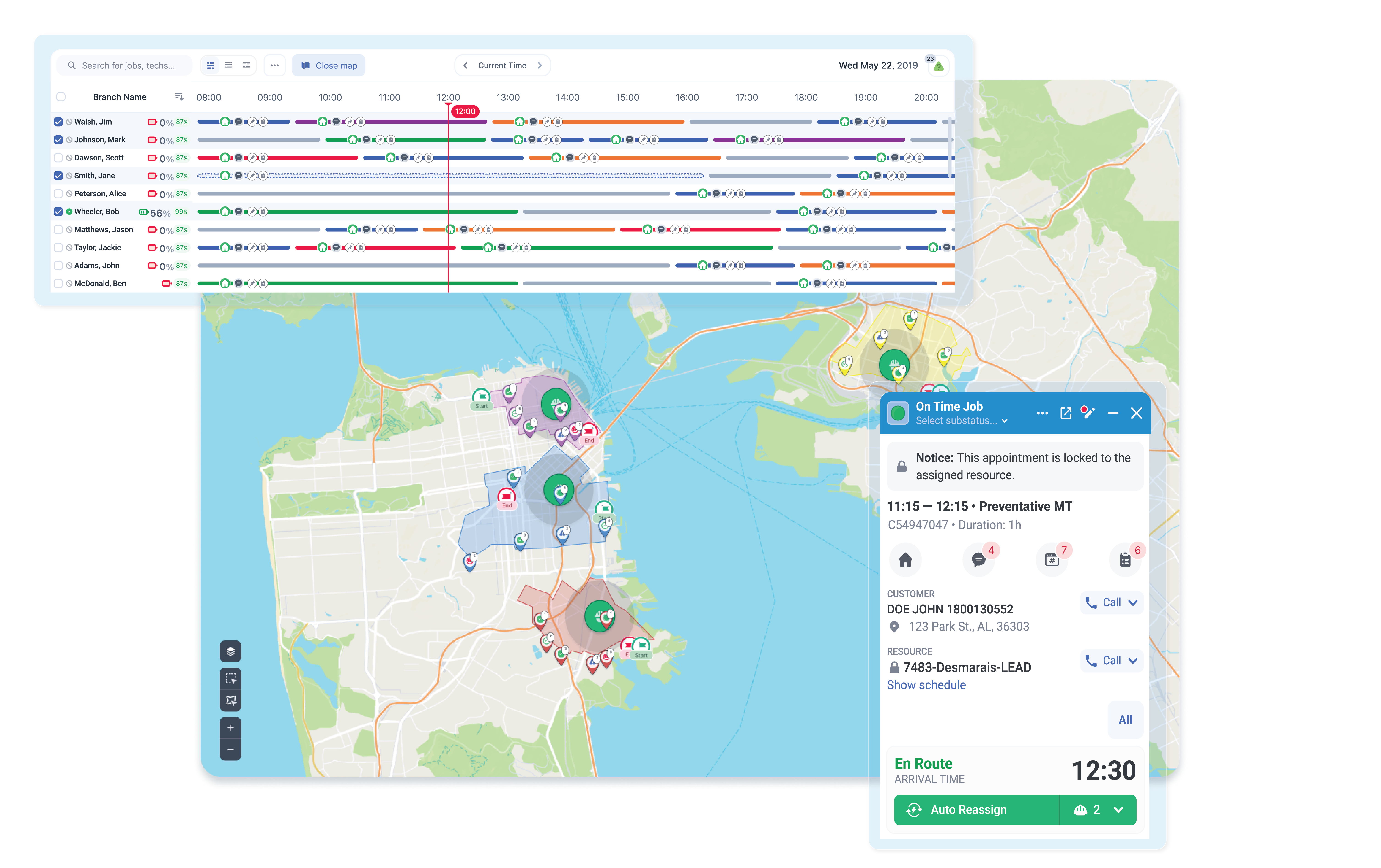 fleet productivity dashboard in mygeotab