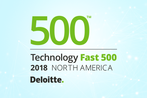 Deloitte's 2018 Technology Fast 500 logo