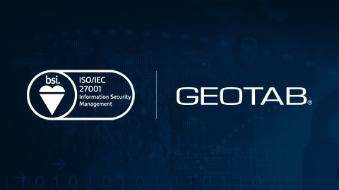 ISO logo and Geotab logo