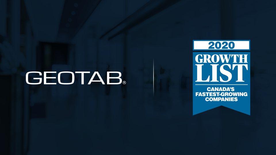 Geotab and growth list logos 