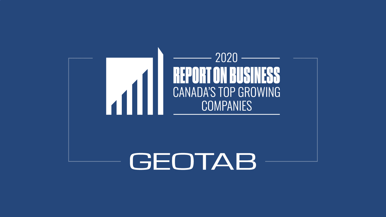 Top Growing Company and Geotab Logos
