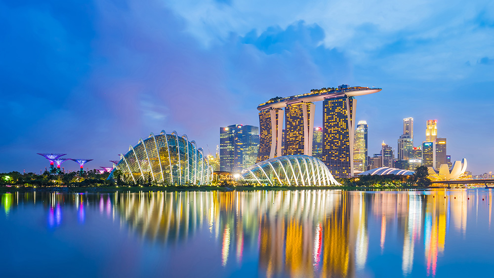 Skyline of Singapore