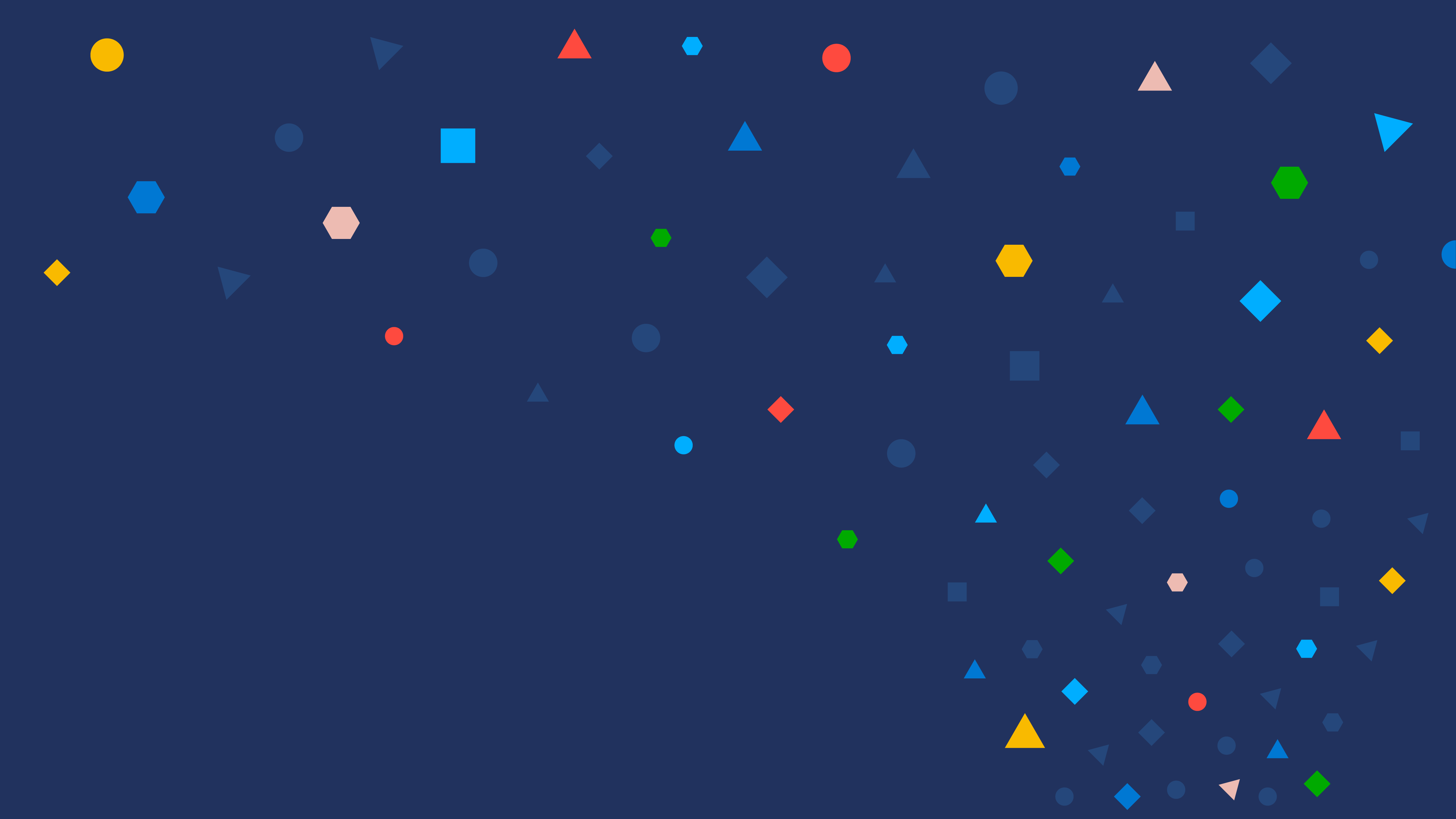 Dark blue background with confetti 