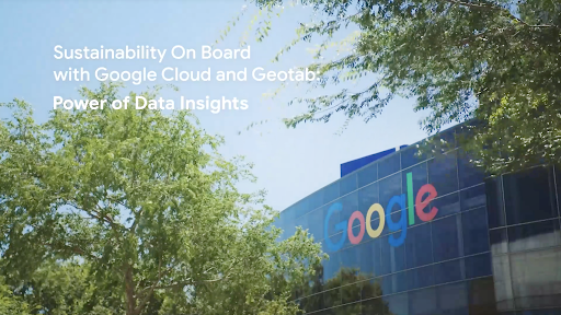 Google office behind trees