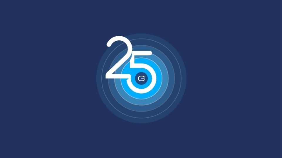 25 year logo
