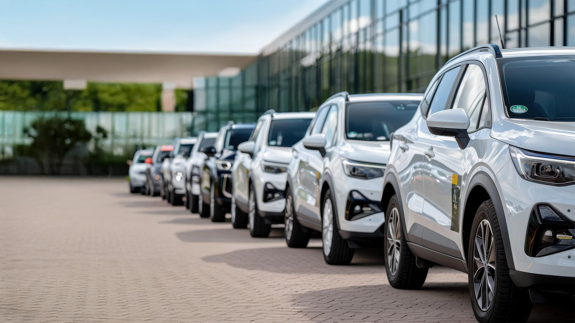 fleet of enforcement vehicles