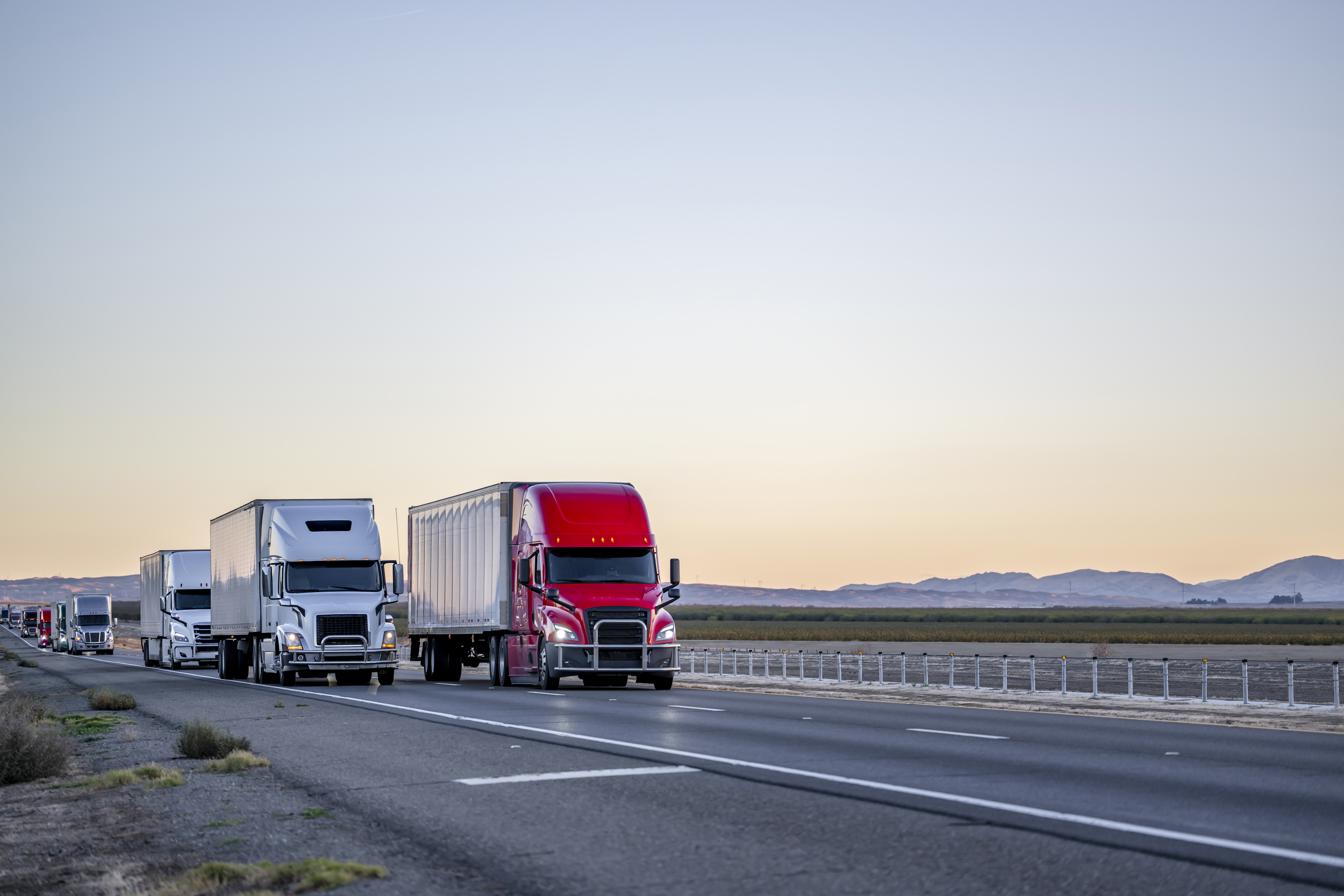 Transport trucks