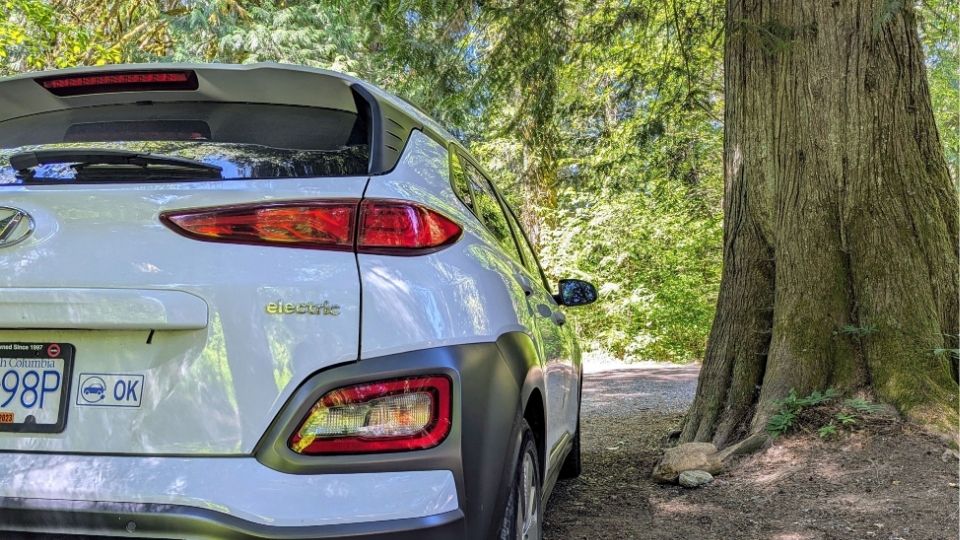 EV parked outside