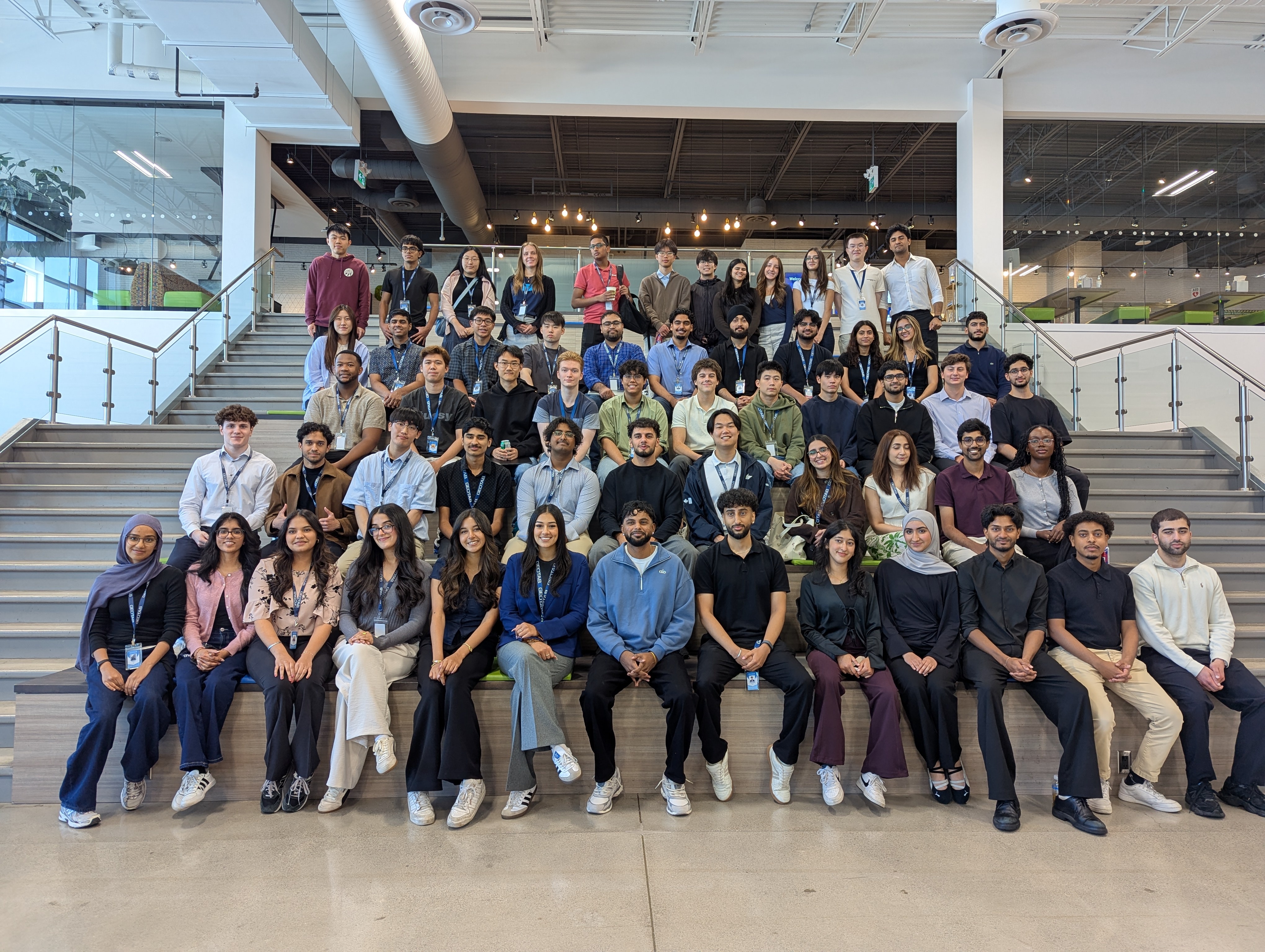 Geotab interns after the Intern Innovation Challenge