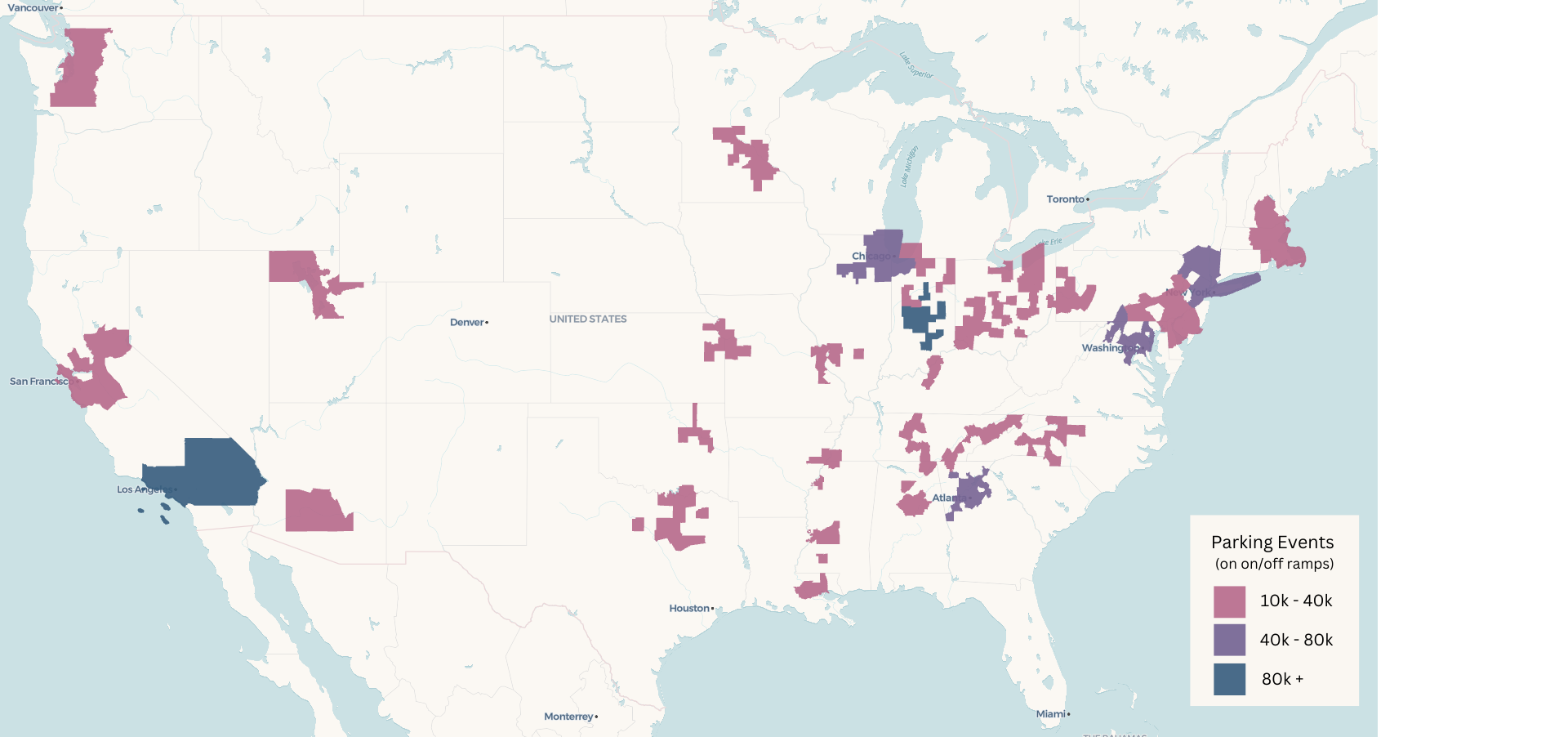 Las Ramp Map Why Do Truckers Park on Highway Ramps? 2.2 Million Data Points Have the ...