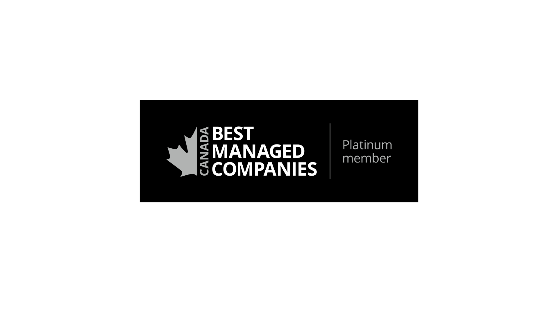 Canada's Best Managed Companies Platinum Member logo
