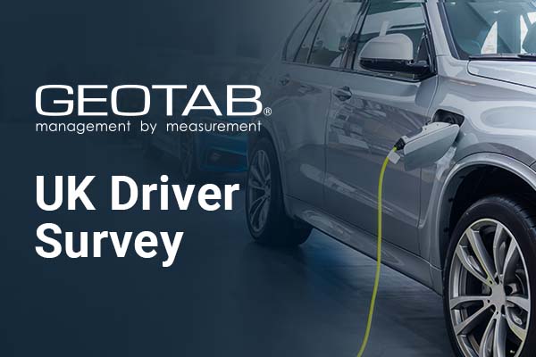 Text "UV Driver Survey" beside electric vehicle being charged