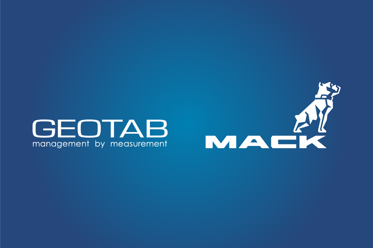 geotab and mack trucks logo