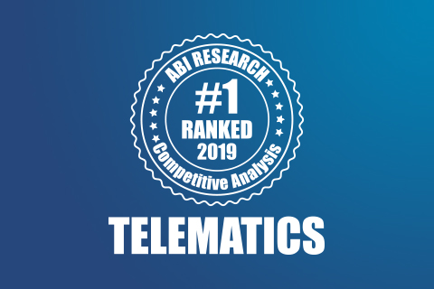 top commercial telematics provider worldwide by ABI Research logo