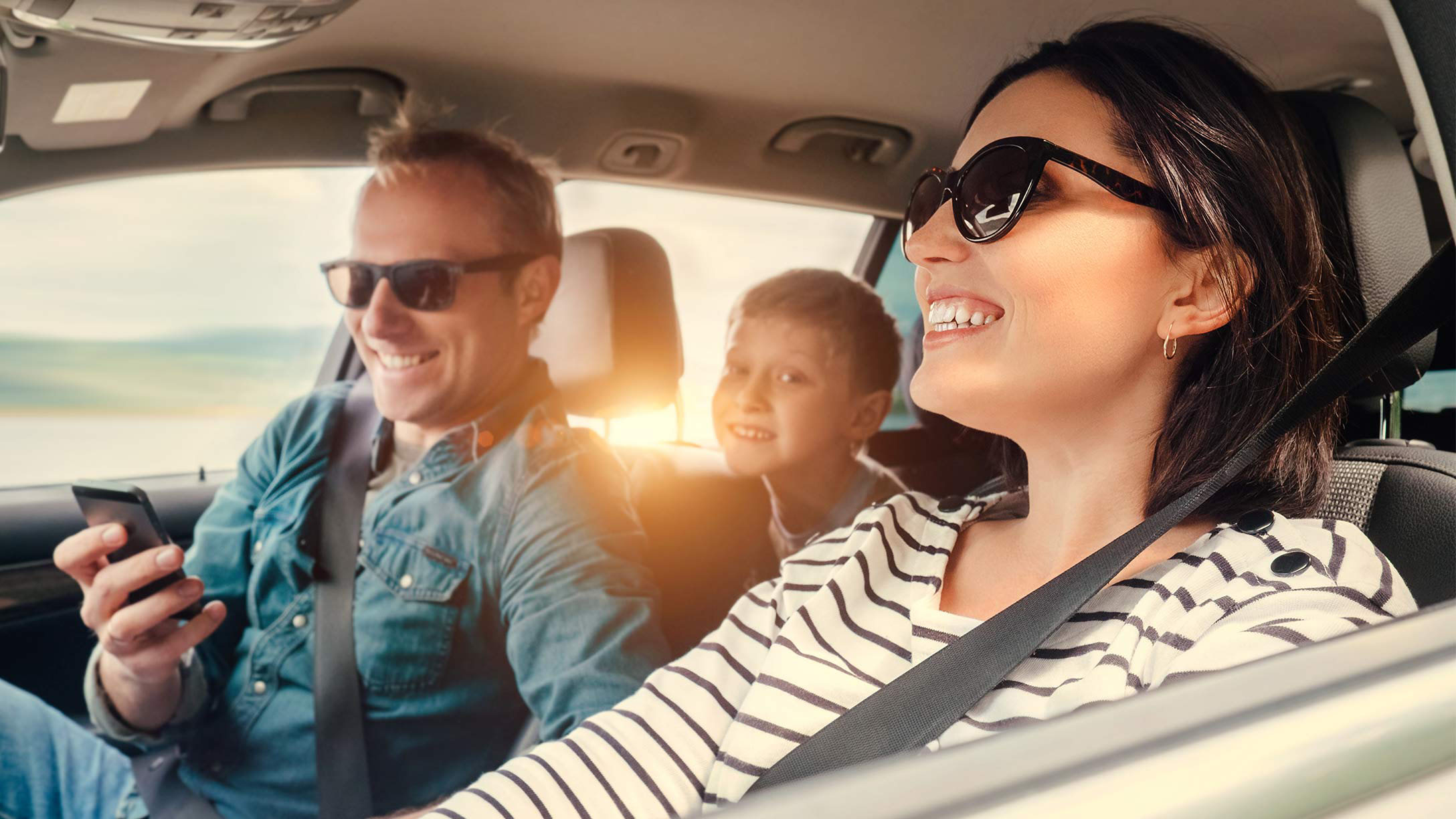 Family driving in an electric vehicle