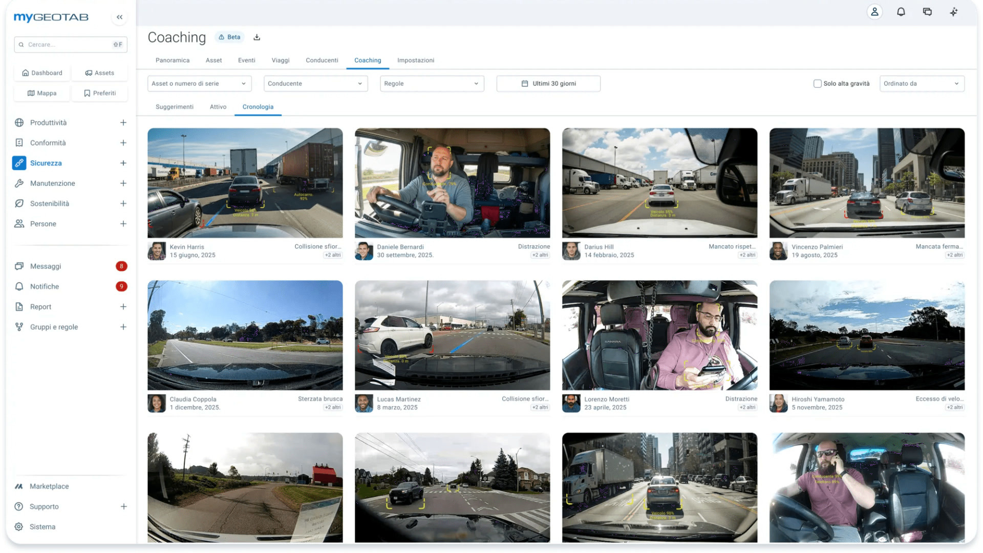 Videos de distracciones al volante