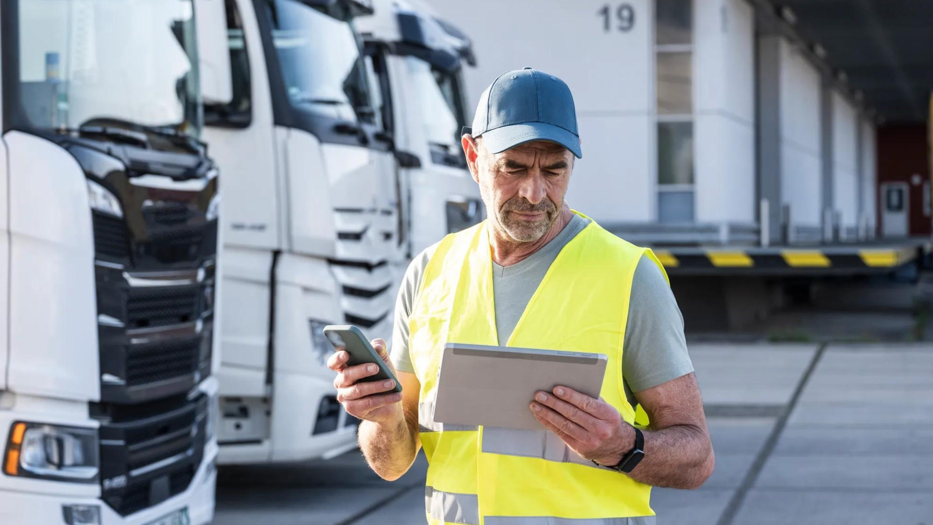 Gestor de flotas viendo el consumo de combustible.