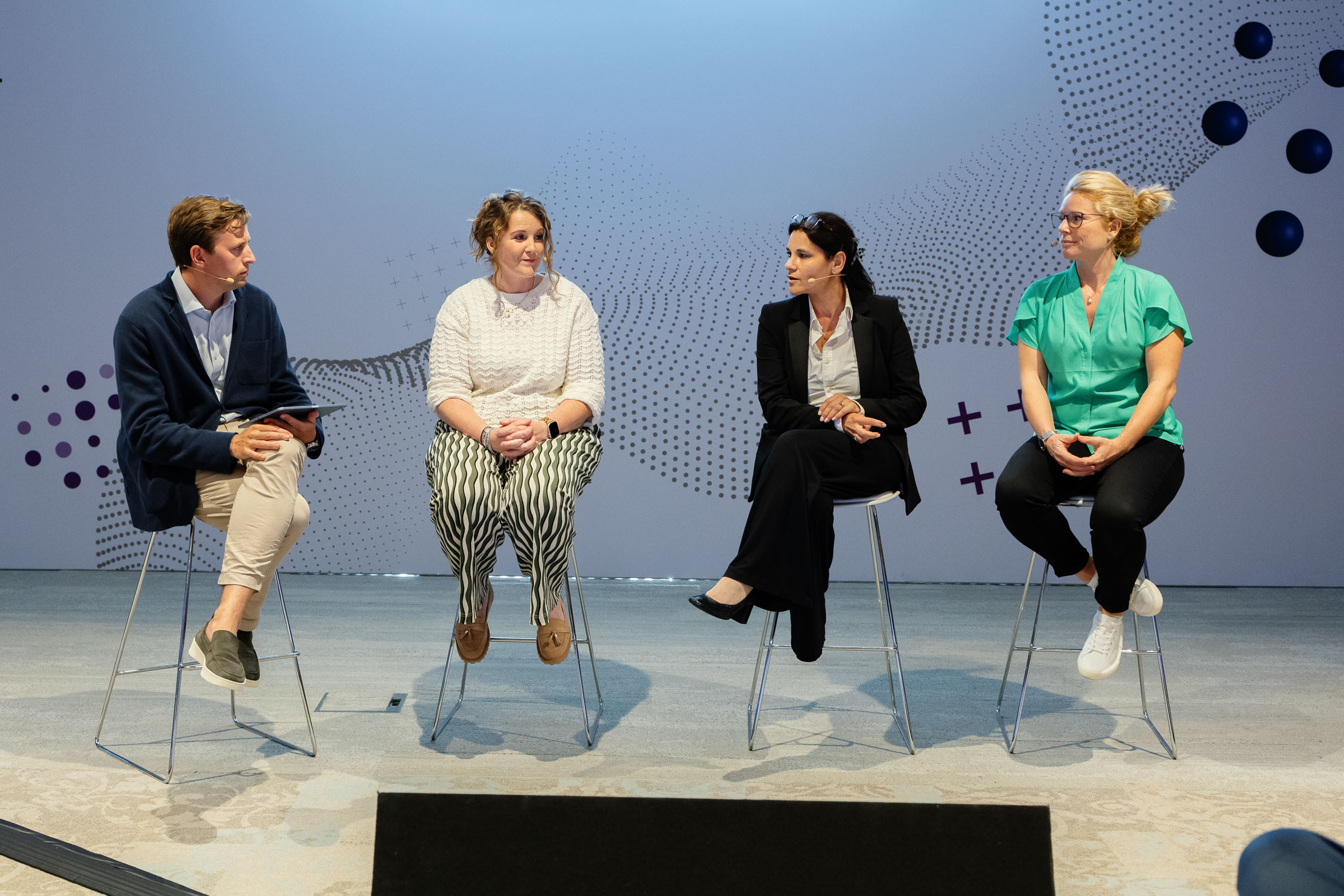 4 people sitting during a breakout session at Connect Europe 2026
