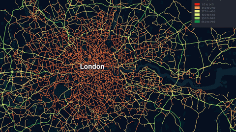 Heatmap of London