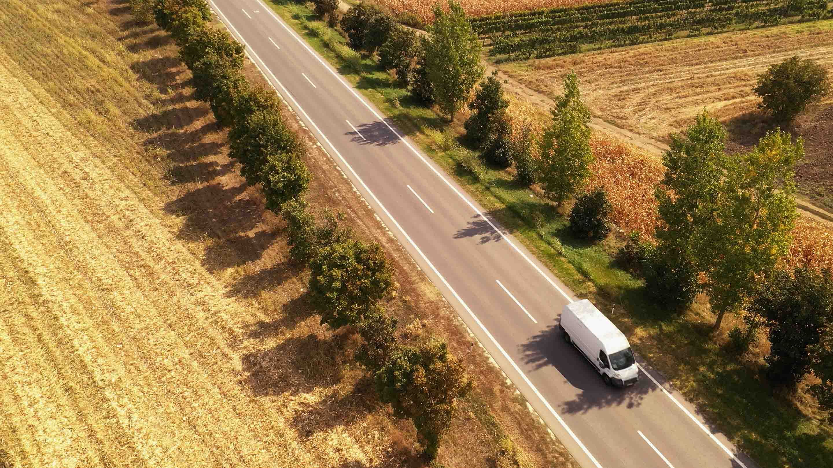 car on road