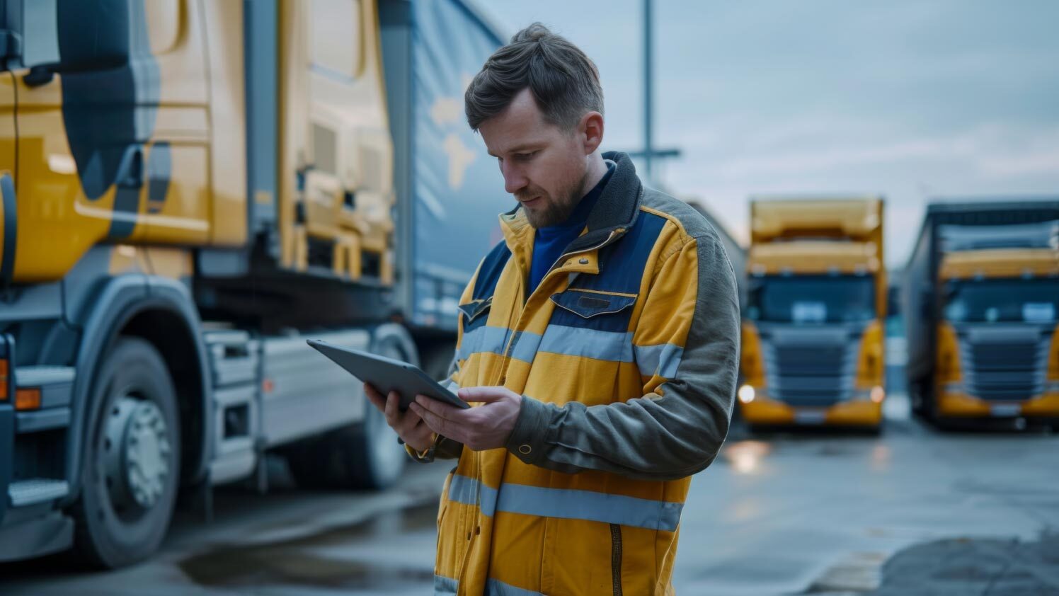 person using a tablet