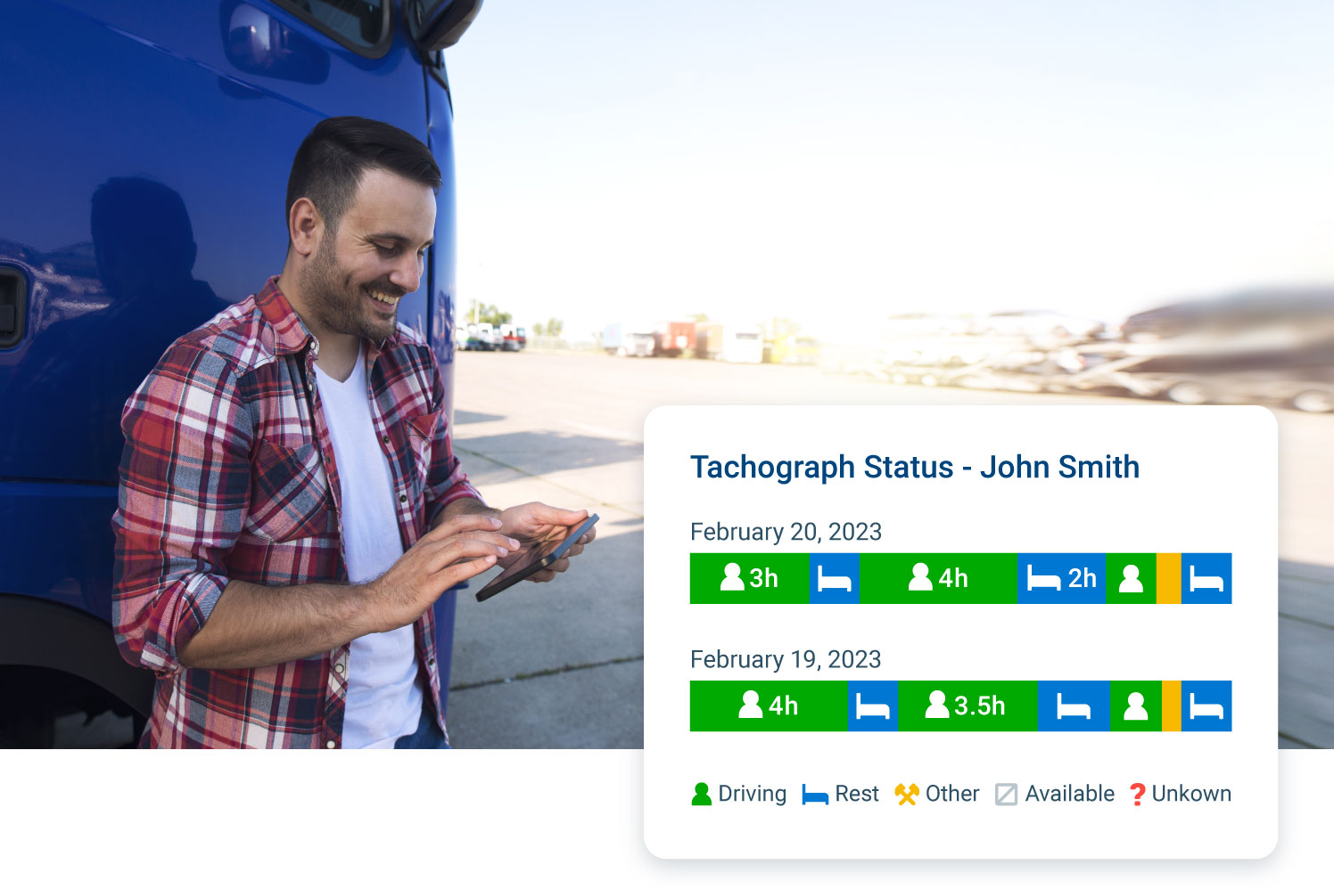 Tachograph in MyGeotab