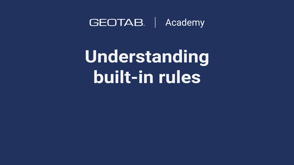 understanding built-in rules