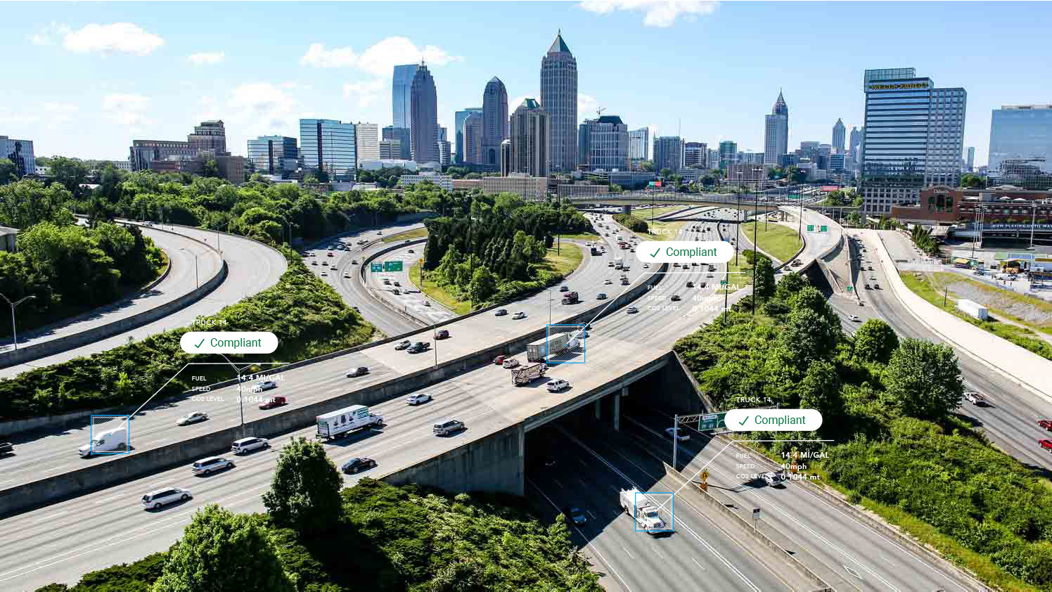 view of cars driving on a highway